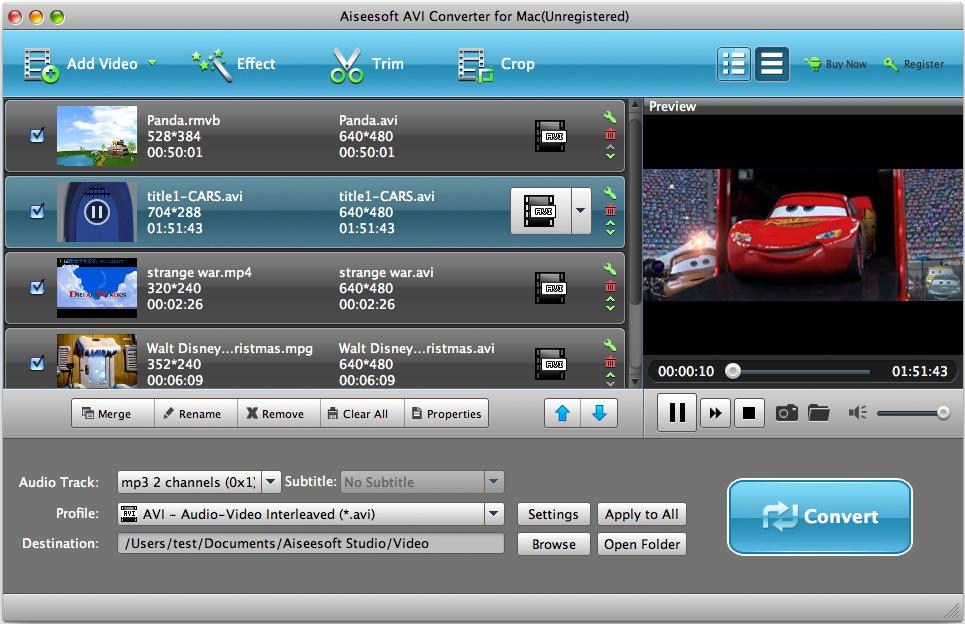 mpeg to avi converter for mac